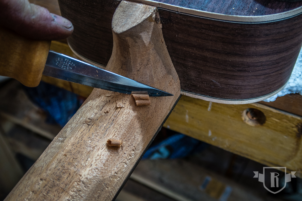 Bau einer Guitarlele: #22 Halskontur herstellen